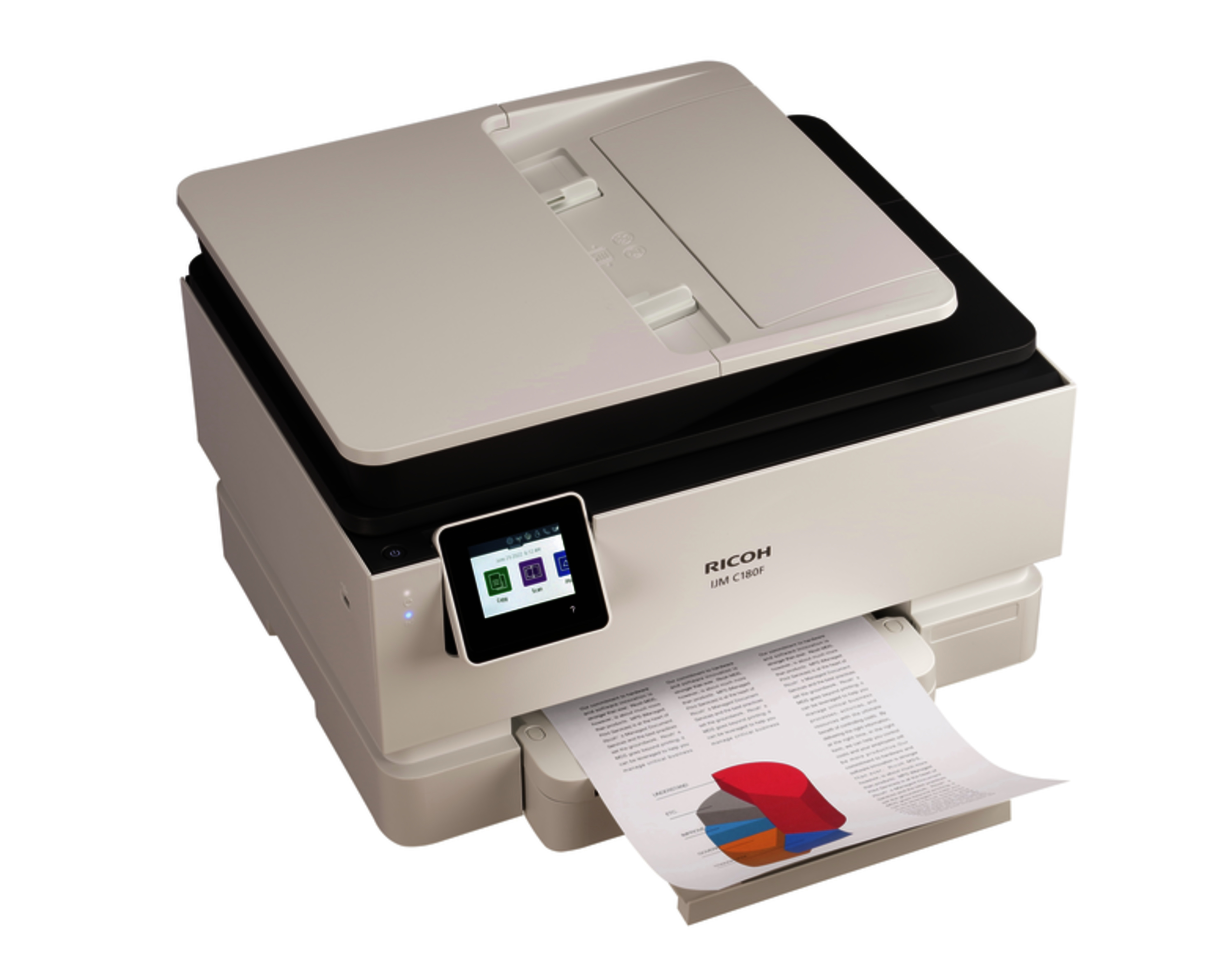 Vertrappen de wind is sterk Wrok Multifunctionele printers van Ricoh: verhoog je productiviteit